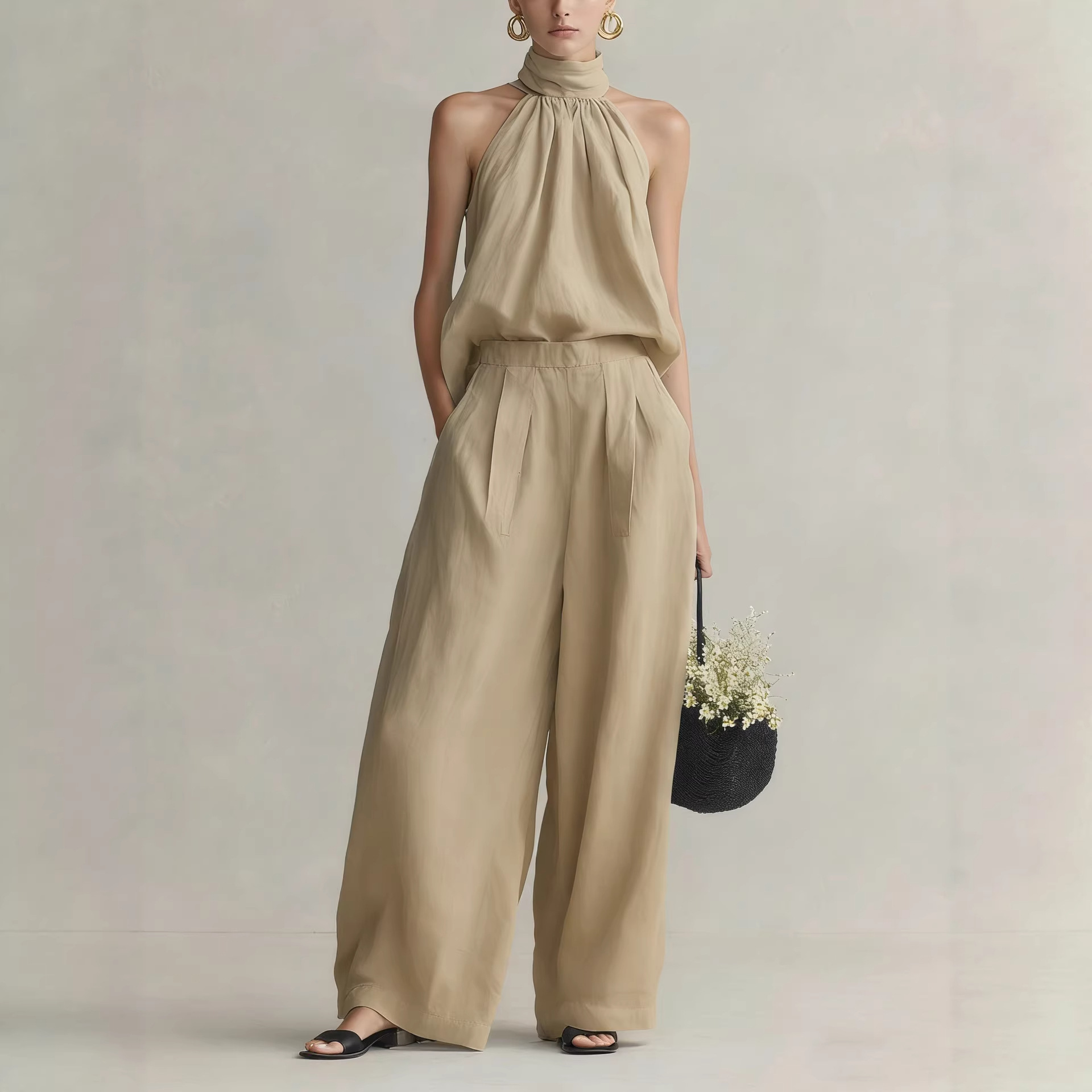 Conjunto de Verano 2026 para M - Linen Pant Wide reseña y precio