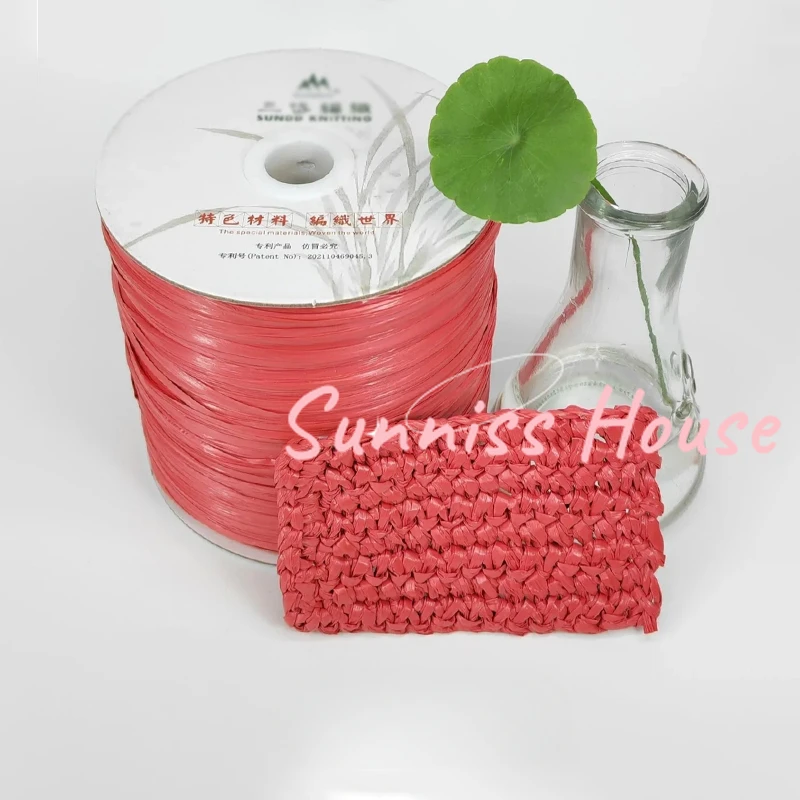 Hilo de rafia mate de 600M, hi - Crochet Bag Raffia reseña y precio