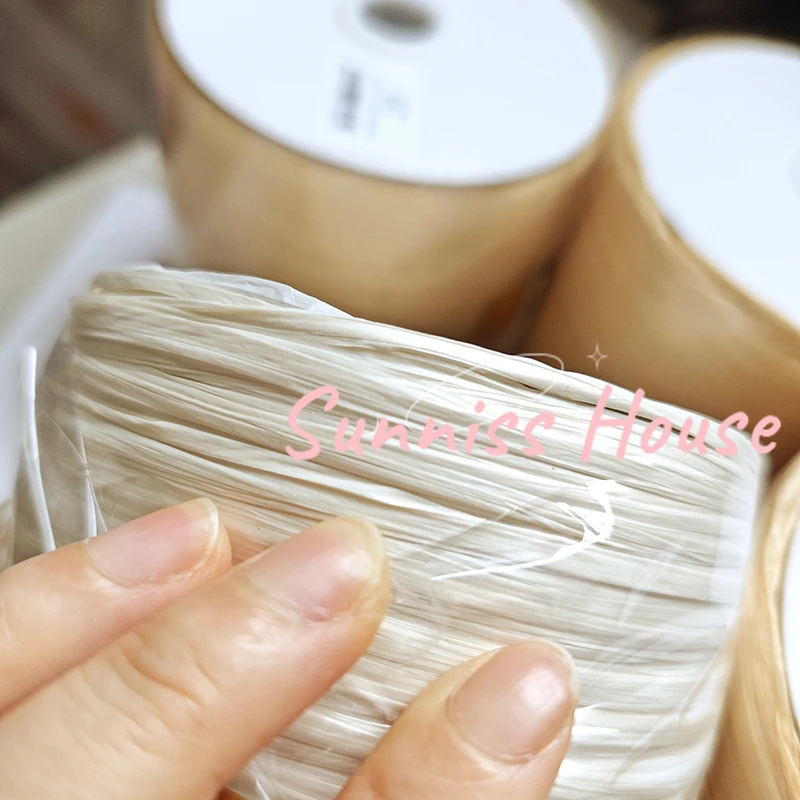 Hilo de rafia mate de 600M, hi - Crochet Bag Raffia reseña y precio