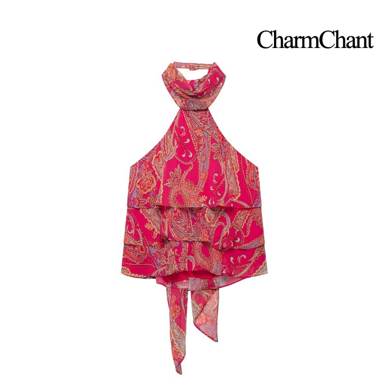 Conjunto de 2 Piezas CHARMCHAN - Midi Skirt Floral reseña y precio