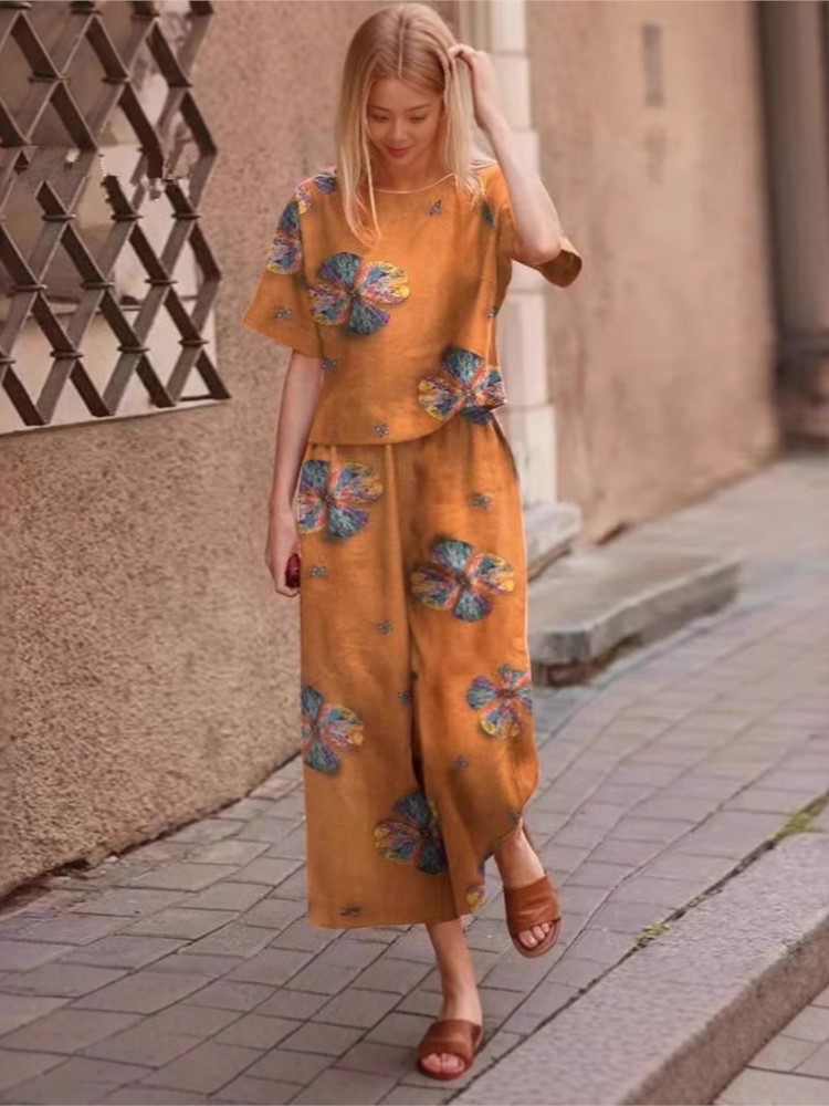 2025 Primavera Verano nuevo co - Linen Pant Wide reseña y precio