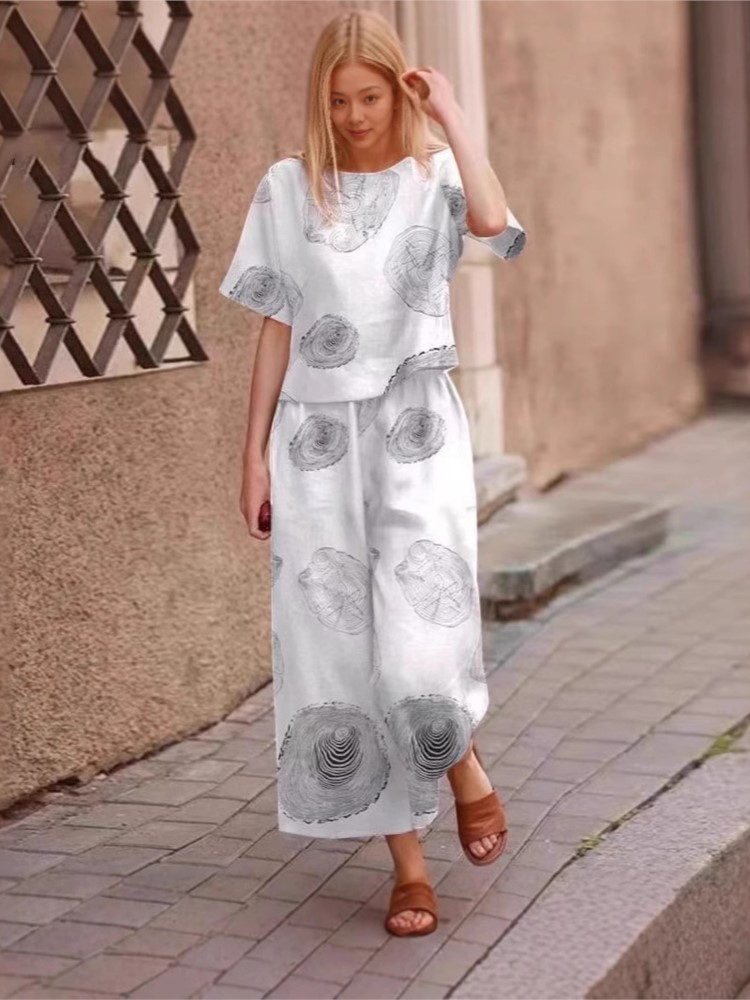 2025 Primavera Verano nuevo co - Linen Pant Wide reseña y precio