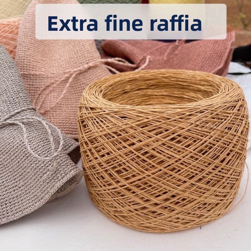 Hilo de rafia de papel fino de - Crochet Bag Raffia reseña y precio
