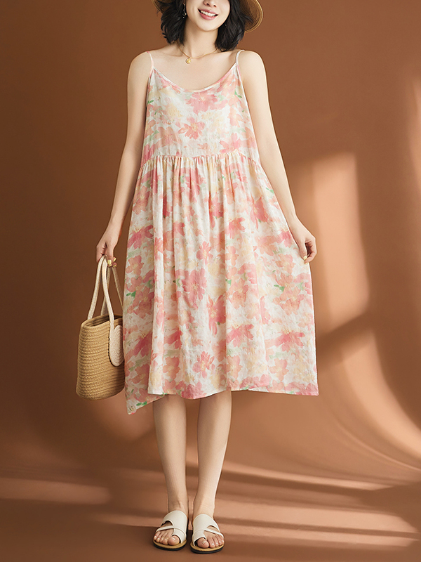 Vestido Casual de Algodón y Li - Linen Dress Wrap reseña y precio