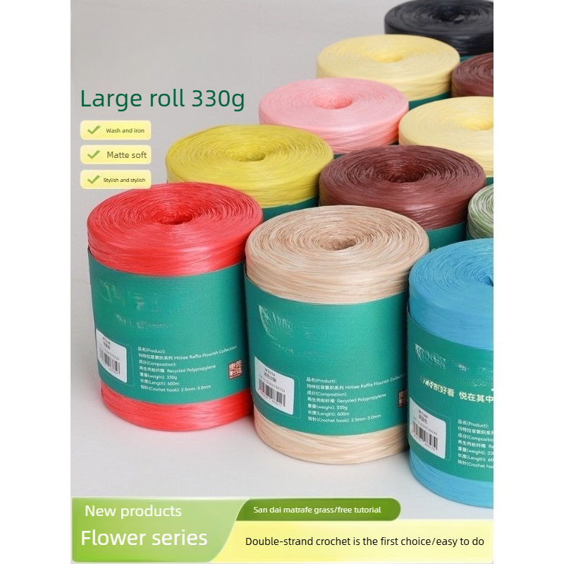 Hilo de Rafia de 330g para Tej - Crochet Bag Raffia reseña y precio
